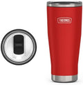 THERMOS ICON SERIES, Stainless Steel Tumbler with Slide Lock, 18 Ounce, Crimson by Thermos