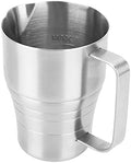 Gravy Boat Stainless Steel Coffee Frothing Pitcher Latte Milk Frothing Cup with Scale 900ml Barista Household Coffee Jug Sauce Jug by Unknown