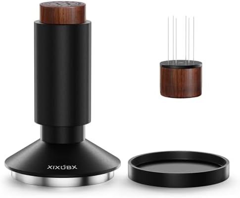 XIXUBX 2-in-1 Espresso Tamper & WDT Tool, 53mm Spring Loaded by XIXUBX