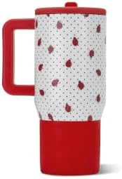 HydroJug Traveler 20oz Kids Insulated Tumbler with Handle, Ladybug - Image 2