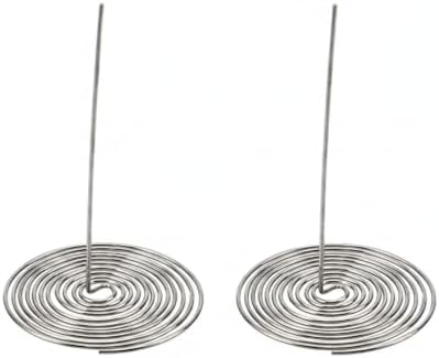 Loose Leaf Tea Filter Replacement, Stainless Steel Spring Infuser for Teapot Inner Slot, Fine Mesh Strainer 1.1 x 2.2 Inch, 2 Pack by Unknown