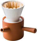 Pour Over Coffee Machine Coffee Dripper Brewer Portable Drip Filter Coffee Maker Set for Home Cafe (Orange) by Backbayia