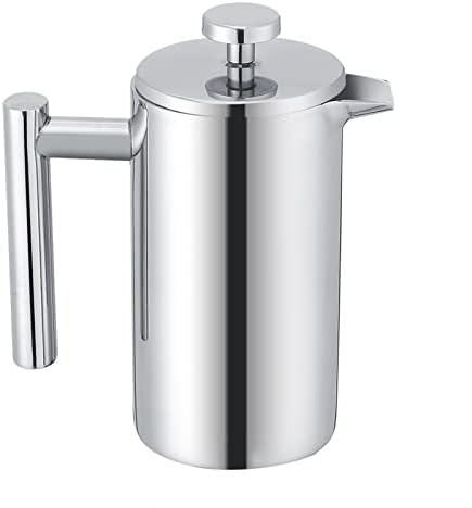 CHICIRIS 350ML Stainless Steel French Press Coffee Maker, Double Wall Insulated Tea Pot with Precision Filter, for Home Office Coffee House - Image 4