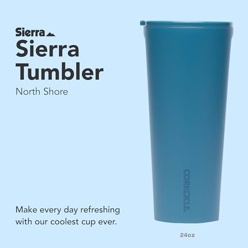 Corkcicle Insulated Tumbler with Sliding Lid, 24 oz, North Shore - Image 2