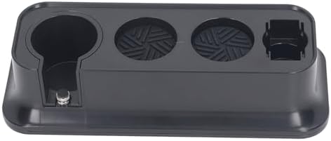 aqxreight Coffee Tamper Station for 51mm 53mm 58mm Portafilters Non Slip Silicone Mat Holder with Storage Compartment ABS Construction for Tamping and Accessory Organization - Image 5