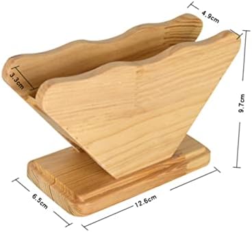 MAGICLULU 2pcs Coffee Filter Holder Stylish Paper Filter Rack for Organizing Flat-bottom and Cone for Cafes and Home Use - Image 6