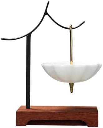 Porcelain Tea Filter with Hanging Hook, White by Unknown