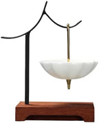 Porcelain Tea Filter with Hanging Hook, White by Unknown
