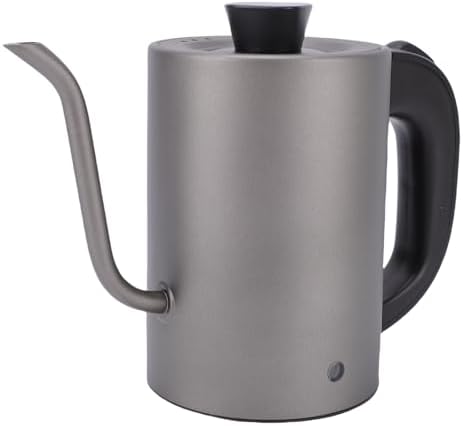 GLOGLOW Gooseneck Electric Kettle, 600W 0.8L Stainless Steel Pour Over Kettle with Auto Shut Off and Dry Boil Protection, for Coffee Tea Hot Water Boiler (US Plug 110V) - Image 4
