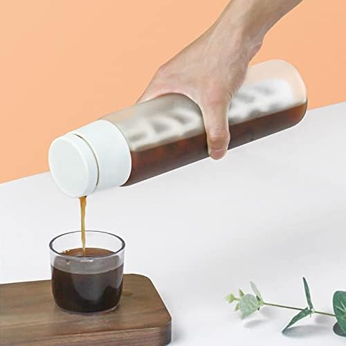 Ice Cold Brew Coffee Maker Silicone Base Comfortable Handle Juice Glass Pot Heat Resistant 550ml Cold Extract Coffee Pot for Cafe Garden - Image 5