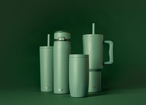 Simple Modern Insulated Travel Coffee Mug 360° Lid | 16oz | Green - Image 2