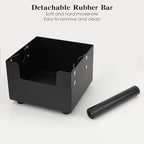 Espresso Knock Box, Stainless Steel Coffee Bag Container, With Steel Bracket And Noise Reducing Rubber Ring (M) - Image 5