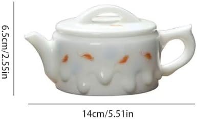 Tea Kettle Home High-end White Porcelain Teapot Creative Hand-painted Kung Fu Tea Set Teapot Ceramic Tea Infuser - Image 2