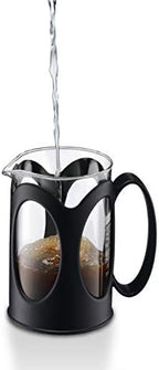 BODUM 10683-01 Kenya French Press Coffee Maker, Borosilicate Glass - 4-Cup (0.5 L), Black - Image 4