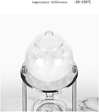 JITEM Cafetera Ice Cold Dripper Coffee and Tea Maker Dripper Brewer Maker with Adjustable Water Flow Stainless Steel Filter Glass Carafe for Coffee or Tea - Image 4