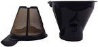 New Washable Permanent Reusable Coffee Filter Replacement with Filter Holder Set for Ninja 103KKW090 by Unknown