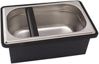Coffee Knock Box with Removable Stainless Steel Ground Container, Rubber Base Espresso Knock Box for Barista, Heavy - Duty Coffee Ground Bin for Cafe Restaurant Home Use (L) - Image 6