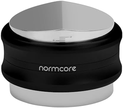 Normcore 58.5mm Coffee Distributor & Tamper, Dual Head Coffee Tamper Fits 58mm Portafilters, Double Sided Adjustable Depth, Espresso Hand Tampers, Black - Image 4