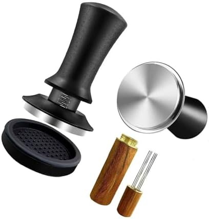 Professional Calibrated Spring Loaded Coffee Tamper Coffee Powder Needle Coffee Tamper Mat Perfect For Coffee Espresso Coffee Brewing Tool - Image 5