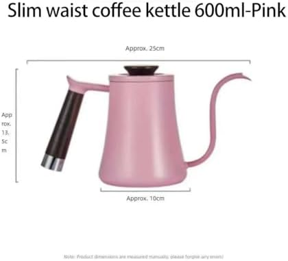 Gooseneck Kettle, Pink, 16oz, Stainless Steel Pour Over Coffee Maker - Image 2