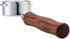 Normcore 58mm Bottomless Portafilter Fits WPM KD-310/330/410/510/Primus, Naked Portafilter with Genuine American Walnut Handle by NORMCORECOFFEETOOLS