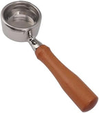 58mm Bottomless Portafilter with 2 Ears Solid Wood Handle Coffee Portafilter For GAGGIA For For Beech Color, Multifunctional Accessory For Home Use (Style 4) - Image 6