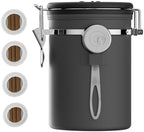 Coffee Gator Coffee Canister, 22oz Airtight Stainless Steel Container - Image 2