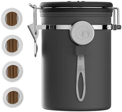 Coffee Gator Coffee Canister, 22oz Airtight Stainless Steel Container - Image 2