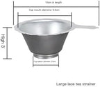 Stainless Steel Tea Infuser Reusable Fine Mesh Strainer for Loose Leaf Tea 304 Food Safe Applicable to Teapot Cup and Kitchen Use(Ten) - Image 2