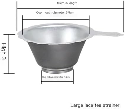 Stainless Steel Tea Infuser Reusable Fine Mesh Strainer for Loose Leaf Tea 304 Food Safe Applicable to Teapot Cup and Kitchen Use(Ten) - Image 2