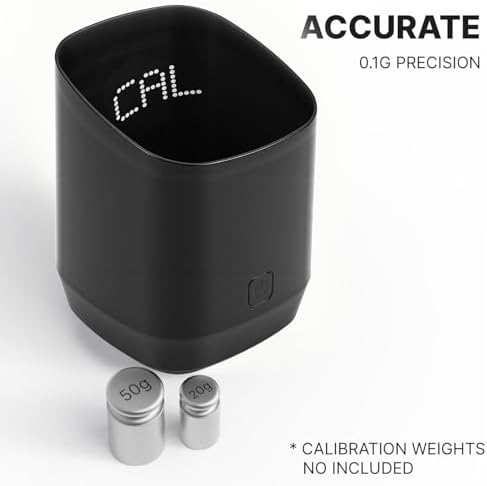 Digital Dosing Cup with LED Display, Dosing & Brewing Accessories, USB C Rechargeable Splashproof, Measures Coffee Grounds for Espresso, Ideal for CoffeeLovers - Image 3