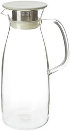 FORLIFE Mist Glass Ice Tea Jug , 50-Ounce, White - Image 2