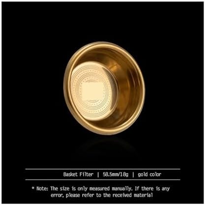 Precision High Extraction Espresso Basket Filter,Micro Sieve With 304 Stainless Steel For 51/54 / 58mm(58mm 18g Gold) - Image 2