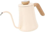 Focket Pour Over Kettle, 600ML 304 Stainless Steel Gooseneck Electric Kettle Tea with Anti Scald Handle Thermometer Lid Long Spout for Coffee Tea Boil Hot Water - Image 2