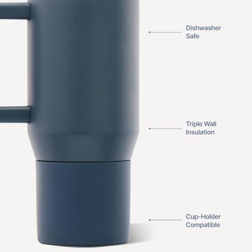 HydroJug Traveler 20oz Kids Insulated Tumbler with Handle, Cascade - Image 3