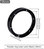 Espresso Coffee Replacement Dosing Ring,Compatible For Delonghi,Funnel Aluminum With 6 Magnets Fits 51/54 / 58mm Portafilter(58mm black) - Image 2