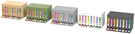 Drink Packet Organizer, 8 Slot Dispenser with Front Pull Windows for Drink Mix Packets, Electrolyte Sticks and Tea Bags, Tea Bag Organizer for Pantry and Coffee Station (Tan, 4 Pack) - Image 6