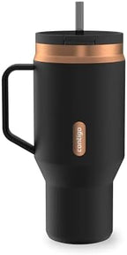 Contigo SnapSeal 30 oz Stainless Steel Vacuum-Insulated Tumbler with Handle & Reusable Straw, Leakproof AutoClose Lid, Cup Holder Friendly, BPA-Free & Lead-Free, Dishwasher Safe by Contigo