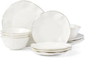 Lenox Blue Bay White Porcelain 12-Piece Dinnerware Set for 4 by Lenox