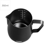 Xavax Milk Jug, 350 ml (Stainless Steel Milk Jug, Milk Jug for Frothing Milk, Milk Jug, Pitcher, Barista Accessories, Coffee Accessories, Milk Foam Jug, Barista Milk Jug) Matte Black - Image 2