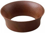 Espresso Dosing Ring Wood, for 51mm 53mm 58mm Portafilter Magnetic Coffee Grounds Funnel, for barista Tool Brown(51mm) by Unknown