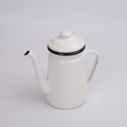 Coffee Press Fashion Pot Enamel Oil Pot Hand Tea Kettle Pour Over Coffee Milk Jug Pot Tea Maker Pots (C) - Image 3