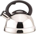J&V TEXTILES Stainless Steel Whistling Tea Kettle, 3-Quart (Silver)* by JVTextiles