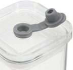 Square Glass Tumblers Portable Reusable Cups Made of Glass, Pp and Silicone 350ml with Lid and Straw 4pcs for Cold Drinks, Milk, Coffee, for Office Desk and Outdoor Activities - Image 3