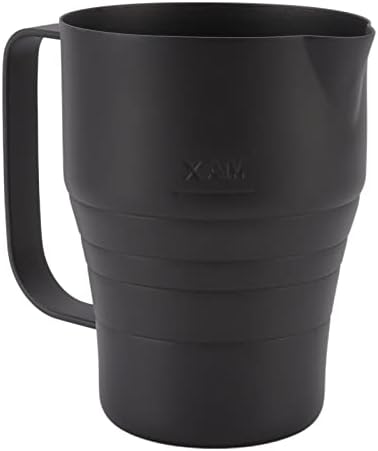 32oz Milk Frothing Pitcher, Stainless Steel Espresso Steaming Pitcher, Milk Frother Cup with Tapered Spout, Espresso Machine Accessories Thicken Coffee Milk Latte Art Jug Cup for Home, Coffee Shop by TITA-DONG