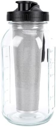 GOWENIC Cold Brew Coffee Maker 64oz Glass Pitcher with Fine Filter - Image 4