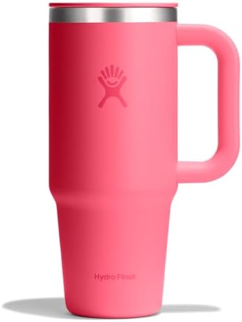 Hydro Flask Coffee Travel Tumbler Mug – Insulated Stainless Steel, Leak Resistant Hot & Iced Coffee Cup 24 Oz Popstar Pink by Unknown