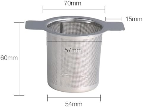 cold brew coffee filter 10/20/40pcs Stainless Steel Tea Strainer Reusable Filter Sieve Cup Parts For Filters Mesh Brewing(40pcs) - Image 2