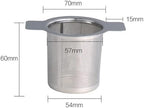 cold brew coffee filter 10/20/40pcs Stainless Steel Tea Strainer Reusable Filter Sieve Cup Parts For Filters Mesh Brewing(40pcs) - Image 2