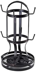 Gourmet Basics by Mikasa 5158729 Metal Rotating 8-Cup Mug Tree, Antique Black by GourmetBasicsbyMikasa